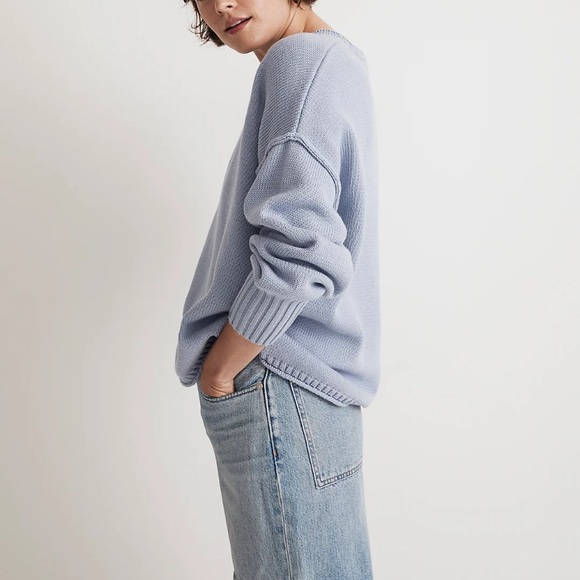 Madewell Sweaters - Madewell Conway Pullover in Craft Blue